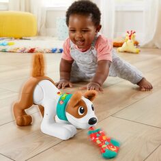 Интерактивная игрушка для щенков Fisher-Price 123 Crawl With Me Puppy Fisher-Price