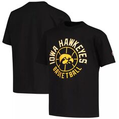 Черная баскетбольная футболка Youth Champion Iowa Hawkeyes Champion