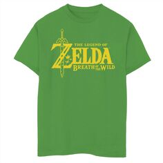Футболка с логотипом The Legend Of Zelda: Breath Of The Wild для мальчиков 8–20 лет Licensed Character