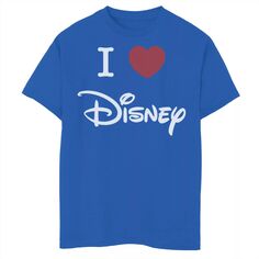 Футболка с логотипом «I Love Disney Heart» для мальчиков 8–20 лет Disney