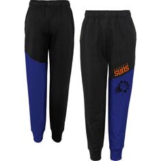 Молодежные черные/фиолетовые брюки Phoenix Suns Superior с разрезом Outerstuff