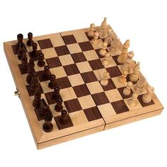 Делюкс 18 дюймов. Складные шахматы от John N. Hansen Co. DISCOVEROO