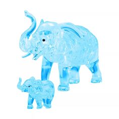 BePuzzled 3D-пазл «Слон и детеныш» со стандартным кристаллом BePuzzled