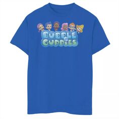 Футболка с логотипом группы Nickelodeon Bubble Guppies для мальчиков 8–20 лет Nickelodeon