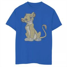 Футболка Disney&apos;s The Lion King для мальчиков 8–20 лет с рисунком Симбы и ухмылки Disney