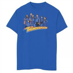 Футболка с логотипом группы The Thundermans Family для мальчиков 8–20 лет Nickelodeon