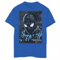 Костюм-невидимка с изображением Человека-паука Marvel вдали от дома для мальчиков 8–20 лет, портретный плакат, графическая футболка Marvel
