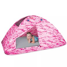 Палатки Pacific Play Палатки Розовая камуфляжная палатка Pacific Play Tents