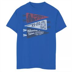 Летняя футболка 77 с баннерами и графическим рисунком «Звездные войны» для мальчиков 8–20 лет Star Wars