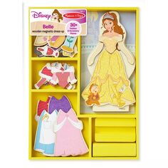 Деревянная магнитная кукла-одевалка Disney Princess Belle от Melissa &amp; Doug Melissa &amp; Doug