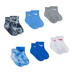 Набор из 6 носков Nike с логотипом Nike для маленьких мальчиков/малышей Nike