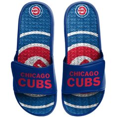Молодежные гелевые шлепанцы FOCO Chicago Cubs Unbranded