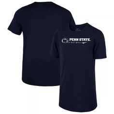 Темно-синяя футболка Nike Penn State Nittany Lions 2023 Sideline Legend Performance для дошкольников Nike