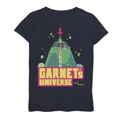 Футболка с рисунком Cartoon Network для девочек 7–16 лет Steven Universe Garnet&apos;s Universe Cartoon Network