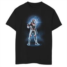 Квантовый костюм «Человек-муравей» с логотипом «Мстители: Финал» для мальчиков 8–20 лет, футболка с графическим рисунком и портретом Marvel