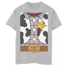 Рубашка Вуди для мальчиков 8–20 лет, костюм, футболка с рисунком Disney/Pixar&apos;s Toy Story Disney / Pixar