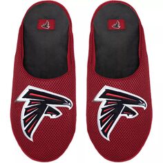 Молодежные слиперы с цветными блоками и большим логотипом FOCO Atlanta Falcons Unbranded