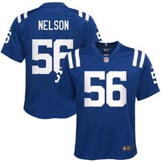 Молодежная майка Nike Quenton Nelson Royal Indianapolis Colts Game Nike
