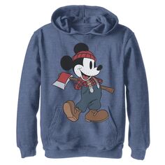 Пуловер с капюшоном и рисунком «Дисней Микки Маус» для мальчиков 8–20 лет «Наряд лесоруба» Disney