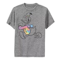 Рубашка Disney&apos;s Donald Duck с рисунком тай-дай для мальчиков 8–20 лет и портретом, футболка с рисунком Disney