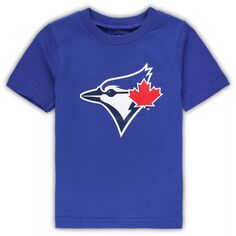 Футболка с основным логотипом Royal Toronto Blue Jays Team Crew для малышей Outerstuff