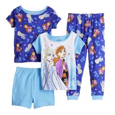 Пижамный комплект из 4 предметов Disney&apos;s Frozen 2 для малышей Frozen &quot;Sisters Dream&quot; Licensed Character