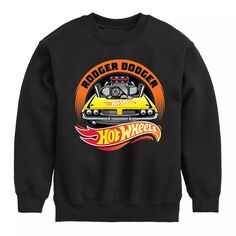 Флисовая куртка Hot Wheels Rodger Dodger Crew для мальчиков 8–20 лет Licensed Character, черный