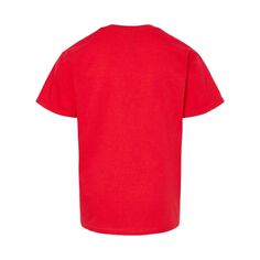 Молодежная футболка Softstyle среднего веса Gildan, красный
