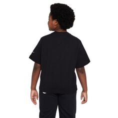 Футболка Nike Sportswear с рисунком для девочек 7–16 лет Nike, черный