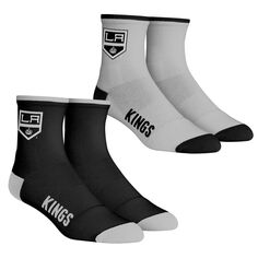 Комплект из 2 носков Youth Rock Em Socks Los Angeles Kings Core Team из двух четвертьдлинных носков Unbranded