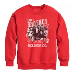 Флисовая толстовка Big Brother &amp; The Holding Co для мальчиков 8–20 лет Licensed Character, красный