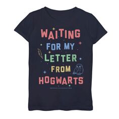 Футболка с рисунком «Гарри Поттер» для девочек 7–16 лет «В ожидании моего письма из Хогвартса» Harry Potter