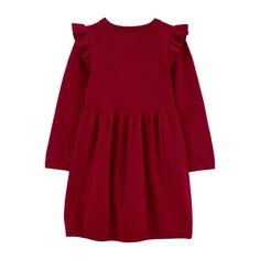 Платье-свитер Carter для маленьких девочек и маленьких девочек Carter&apos;s, красный Carters