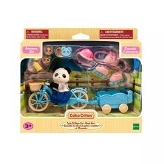 Игровой набор для кукольного домика Calico Critters Pookie Panda для девочек с фигуркой и аксессуарами Calico Critters