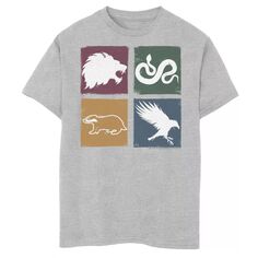Простая футболка с изображением дома и гербом Гарри Поттера для мальчиков 8–20 лет Harry Potter