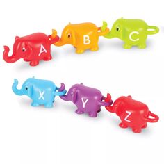 Учебные ресурсы Snap-n-Learn ABC Elephants Игрушка для раннего образования Learning Resources
