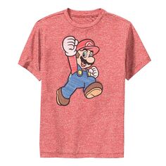 Классическая футболка с цветными маркерами Nintendo Super Mario для мальчиков 8–20 лет Licensed Character
