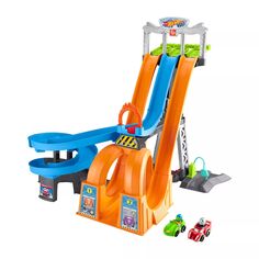 Игровой набор Hot Wheels Racing Loops Tower Track от Little People Fisher-Price