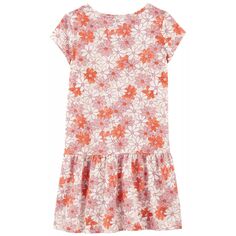Трикотажное платье Carter&apos;s с цветочным принтом для девочек 4–14 лет Carter&apos;s Carters
