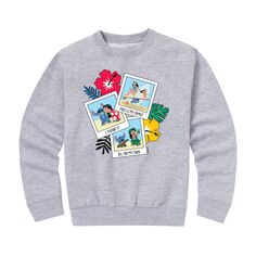 Флисовый пуловер с рисунком «Моя семья» для мальчиков 8–20 лет Lilo &amp; Stitch Disney&apos;s Disney