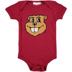 Боди с большим логотипом Infant Maroon Minnesota Golden Gophers Unbranded