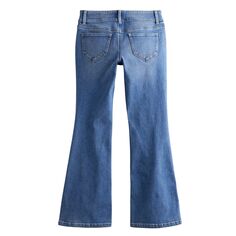 Расклешенные джинсы SO средней посадки для девочек 6–20 лет стандартного и большого размера SO