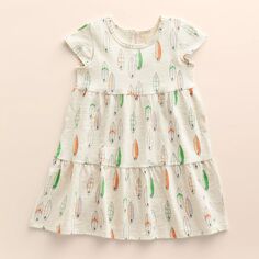 Многоярусное платье Little Co. от Lauren Conrad для маленьких девочек и девочек Little Co. by Lauren Conrad