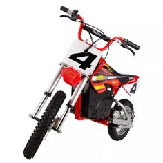 Razor MX500 Red Dirt Rocket электрический мотоцикл для бездорожья с высоким крутящим моментом для взрослых Razor