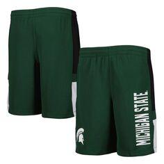 Молодежные шорты Michigan State Spartans с боковой сеткой Outerstuff