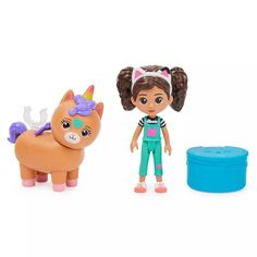 Кукольный домик Spin Master Gabby&apos;s Набор игрушечных фигурок Gabby Girl and Kico the Kittycorn Spin Master