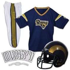 Комплект молодежной футбольной формы Franklin Sports Los Angeles Rams Franklin Sports