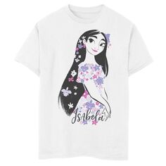 Disney&apos;s Encanto для мальчиков 8–20 лет, платье с цветочным принтом Isabela, футболка с портретом и рисунком Licensed Character