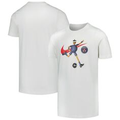 Молодежная белая футболка с талисманом Nike Paris Saint-Germain Nike