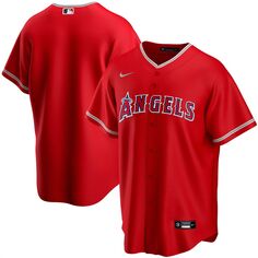 Молодежная футболка Nike Red Los Angeles Angels, альтернативная реплика команды Nike